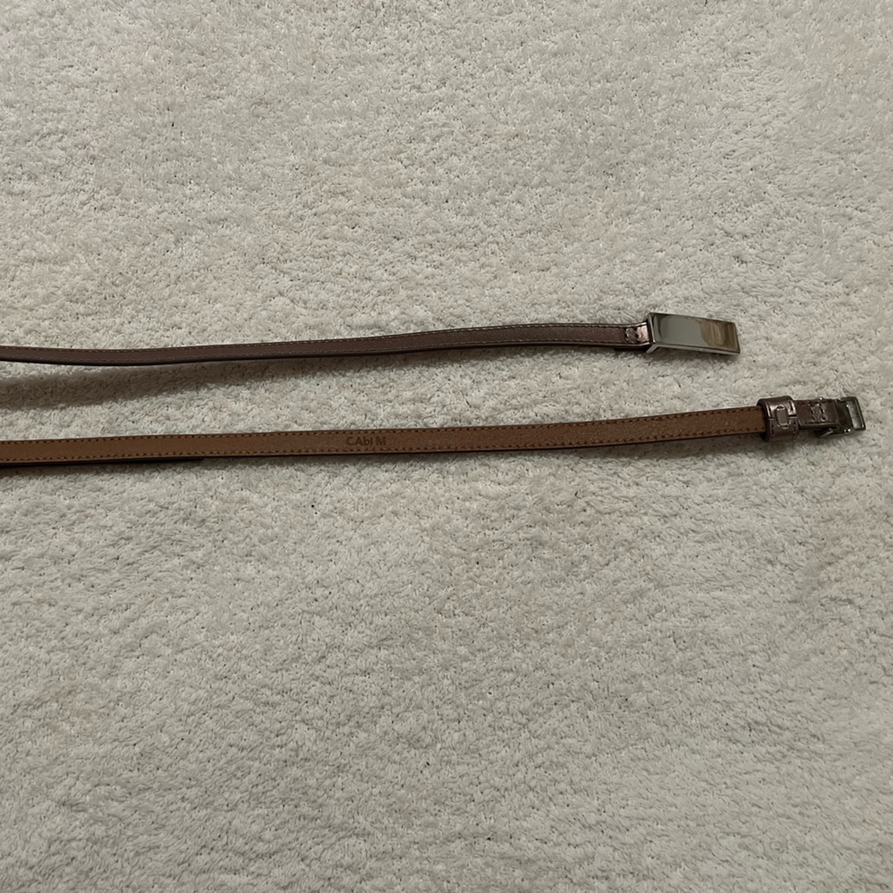 Cabi skinny belt with hook closure